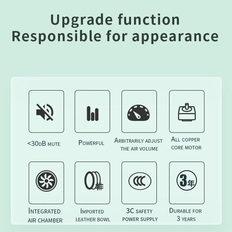 Mini Aquarium Oxygen Pump features